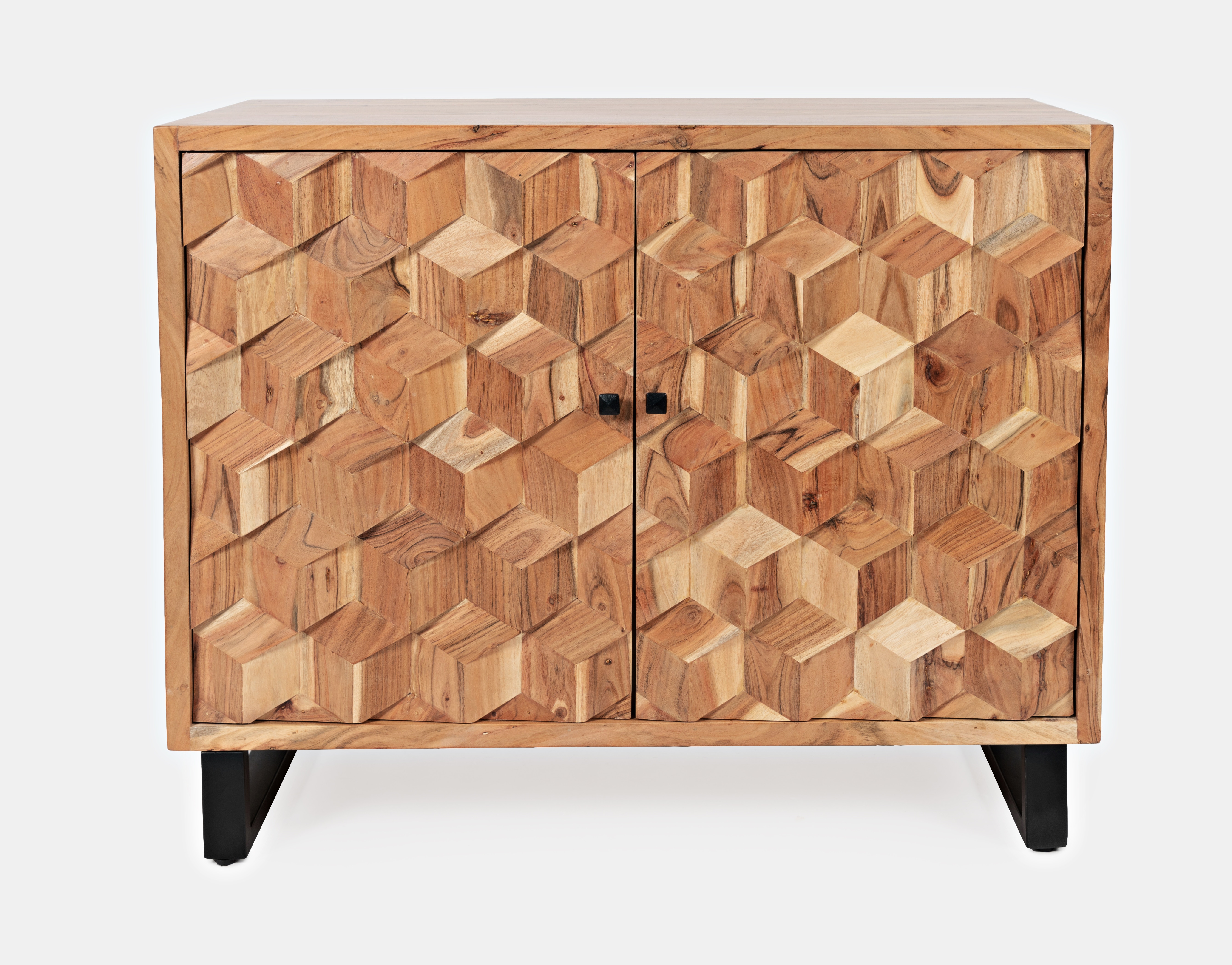 Jofran Living Room Geometrix 3 Door Accent Cabinet 1995-63